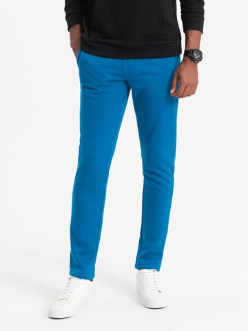 Ombre Tapered Broek in Blauw