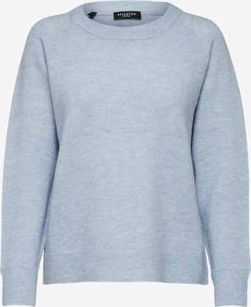 Pull-over 'Lulu' SELECTED FEMME en bleu : devant