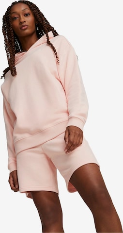 Giacca di felpa 'Puma Loungewear Short Suit' di PUMA in rosa: frontale