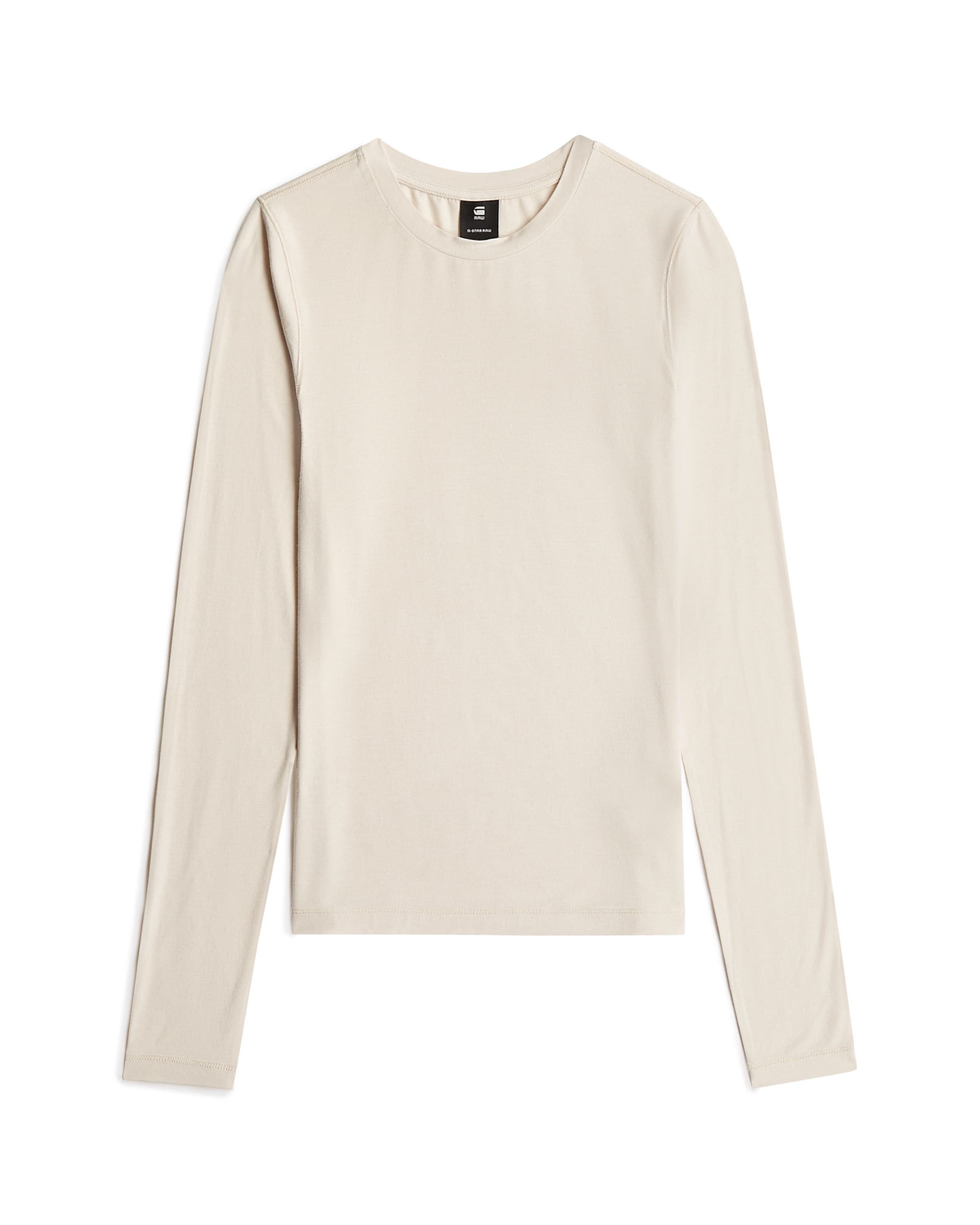 G-STAR Shirt 'Crew' in White: front
