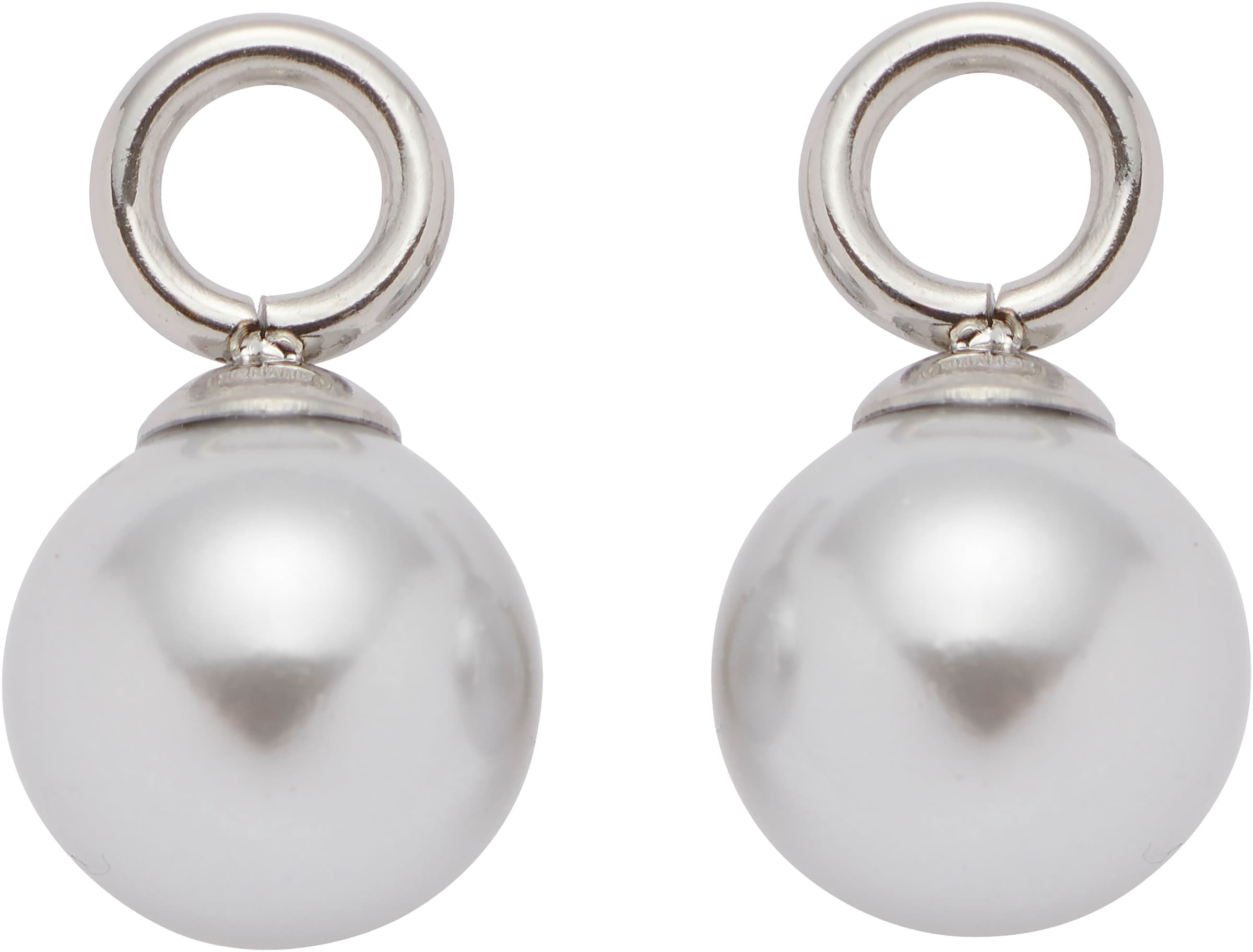 LEONARDO Earrings in Silver: front