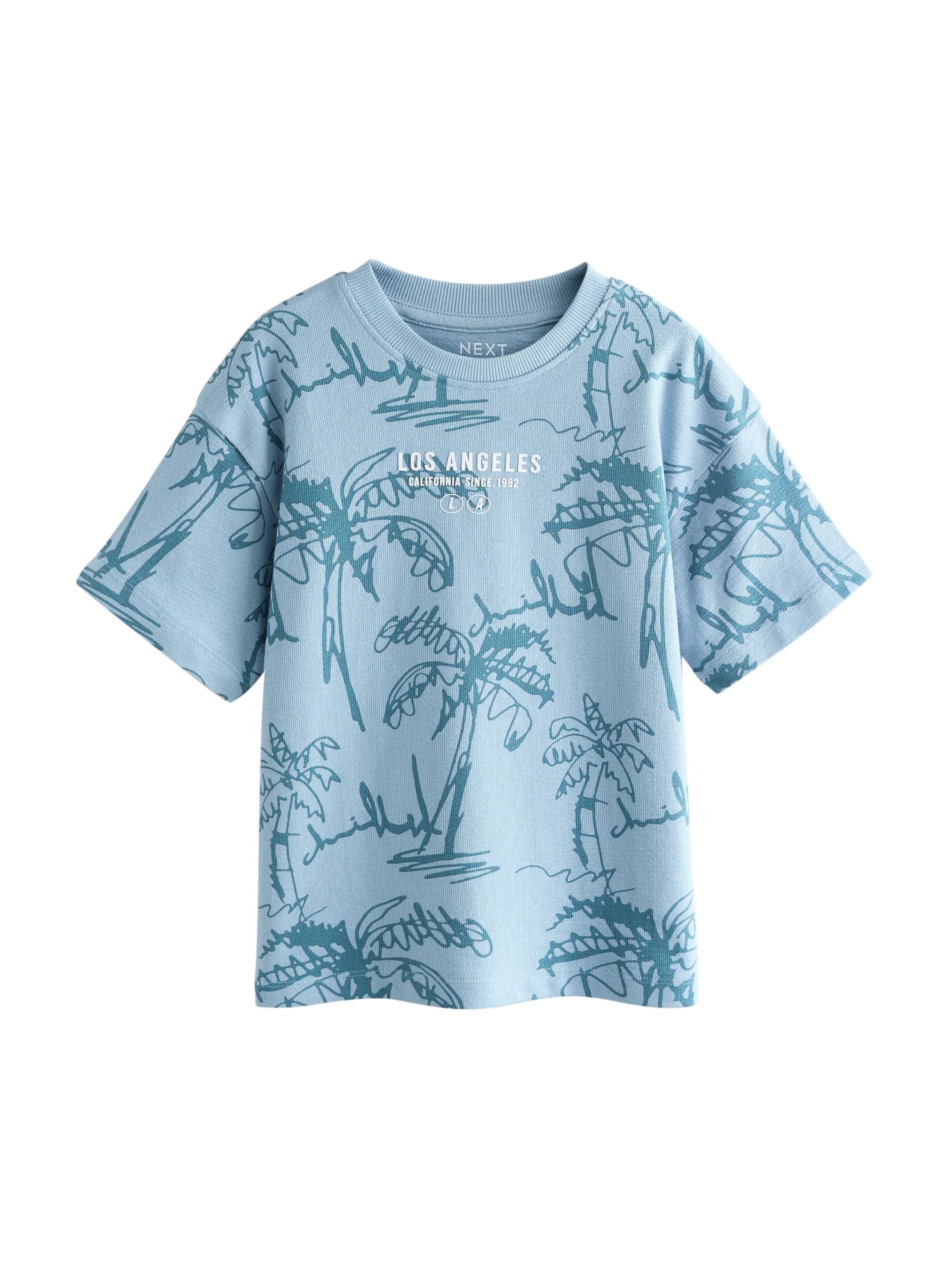 Next - Camiseta en azul: frente