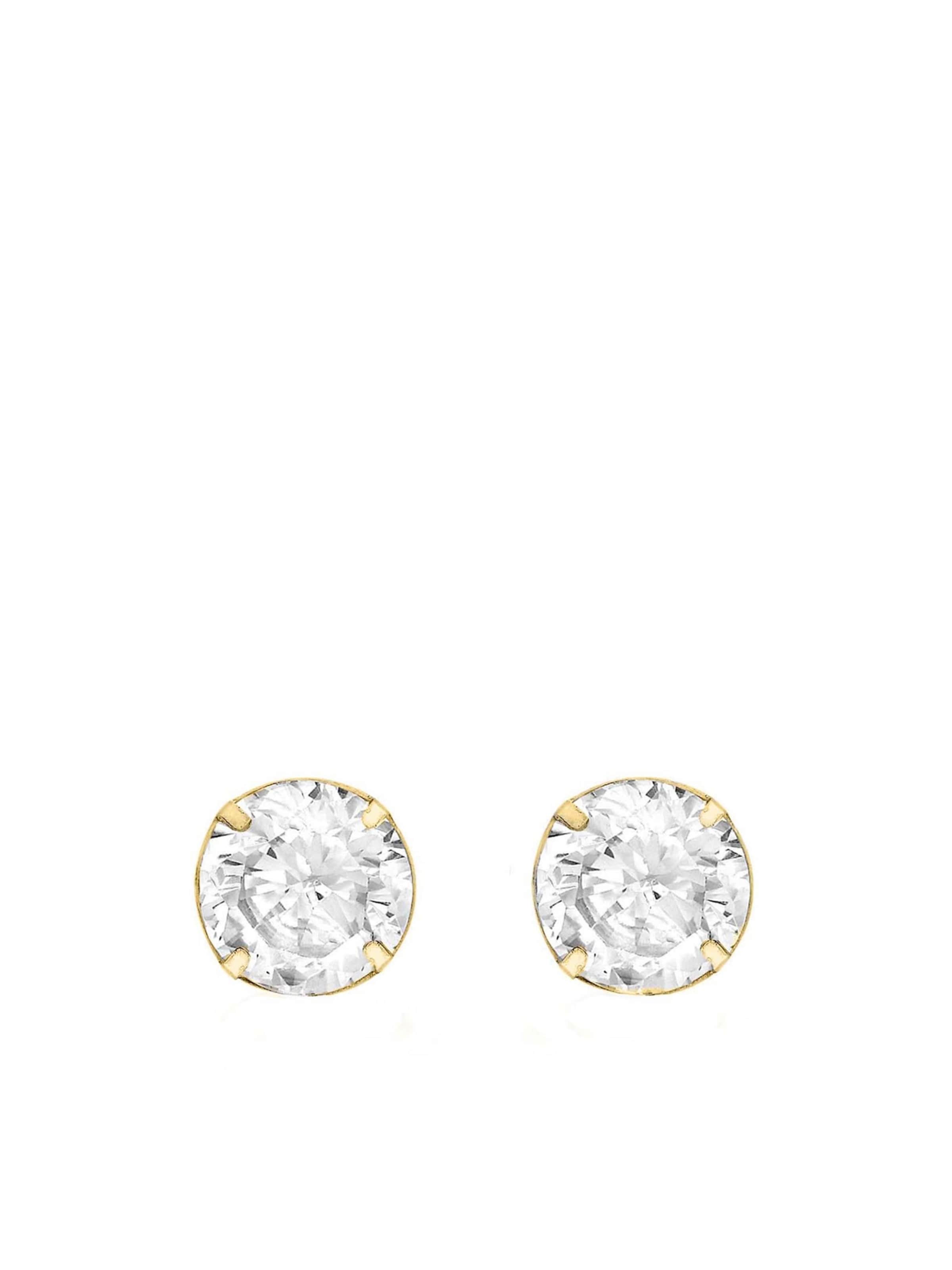 Lucardi Earrings 'Klassisch' in Gold: front