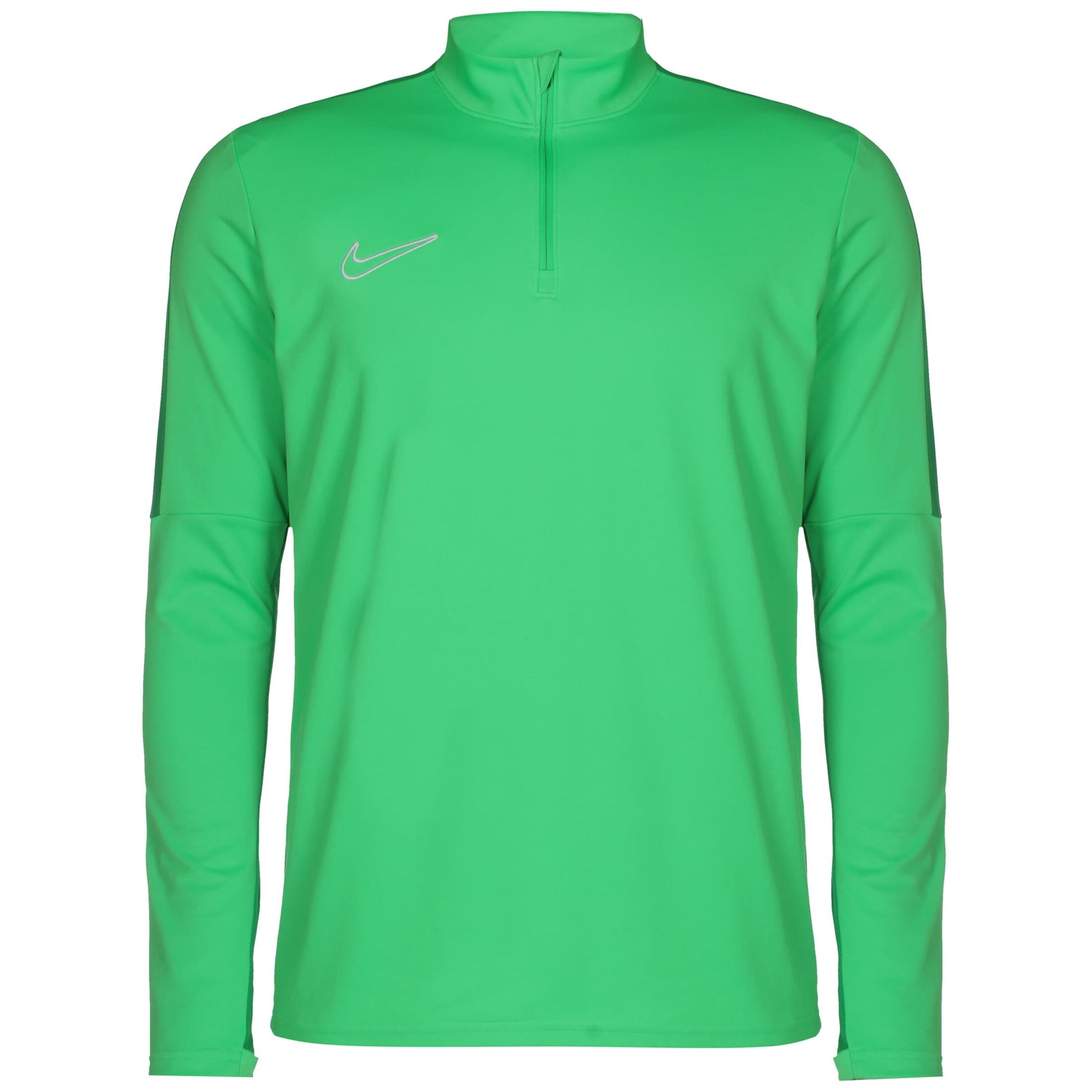 NIKE Funktionsshirt 'Academy 23' in limette / dunkelgrün / silber, Produktansicht