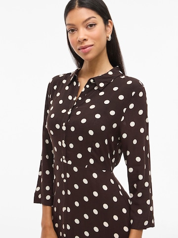 VILA - Vestido camisero 'VIAya Paya' en marrón