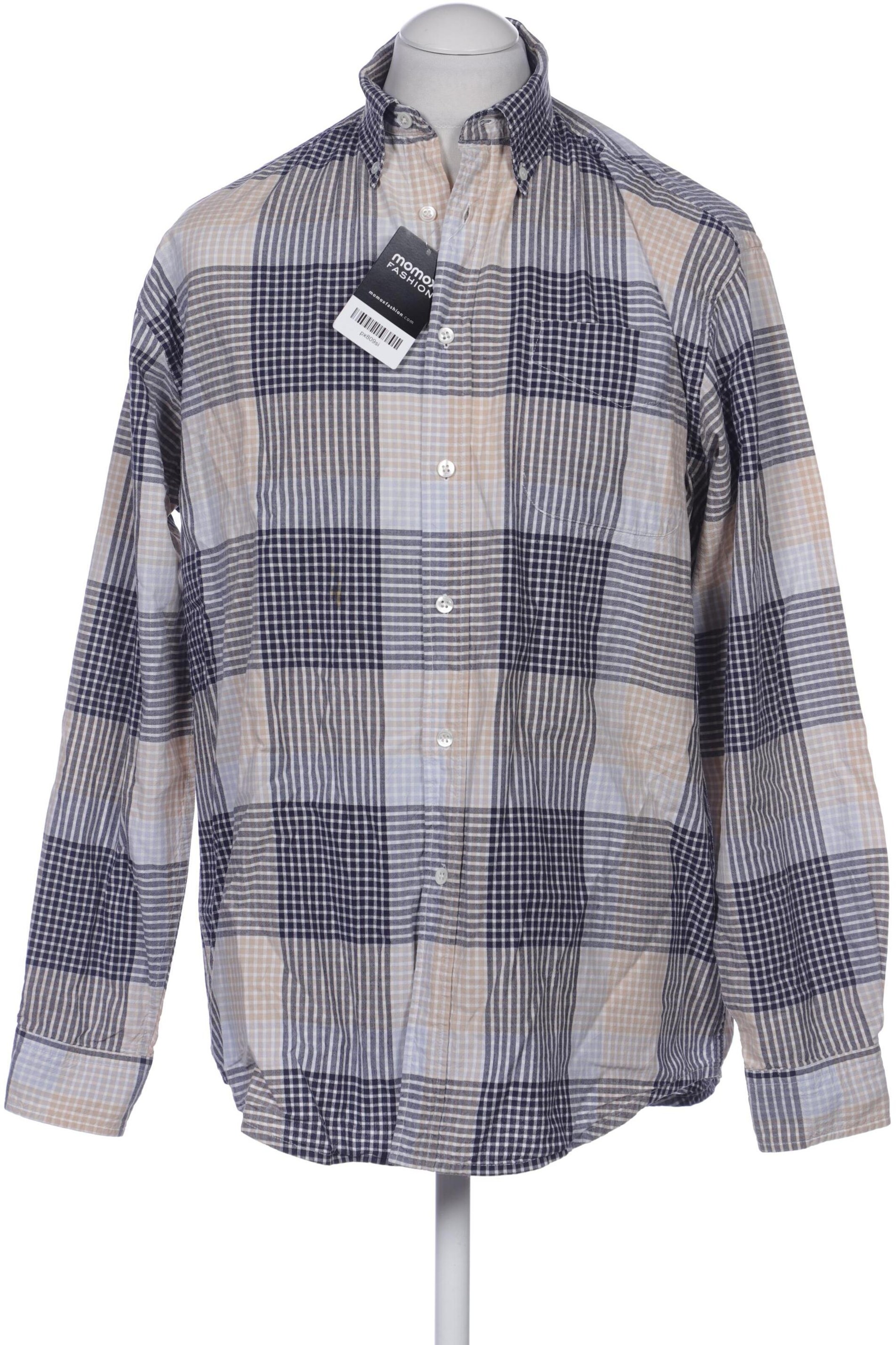 hessnatur Button Up Shirt in M in Mixed colors: front