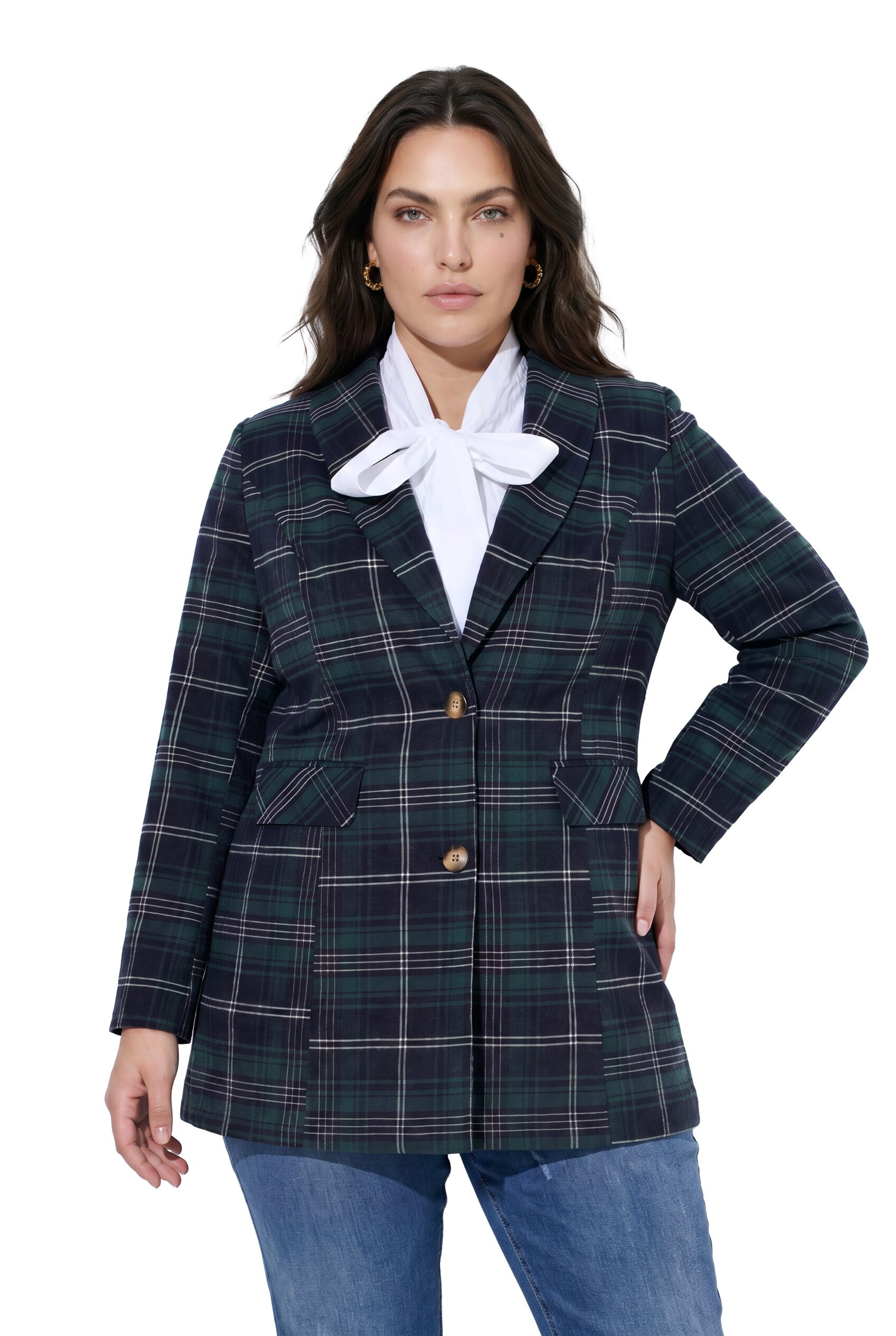 Ulla Popken Blazer in Mischfarben: Vorderseite