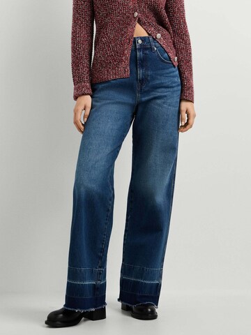 Pepe Jeans Wide leg Jeans 'Rae' in Blauw: voorkant