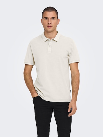 Only & Sons Shirt 'Travis' in White: front