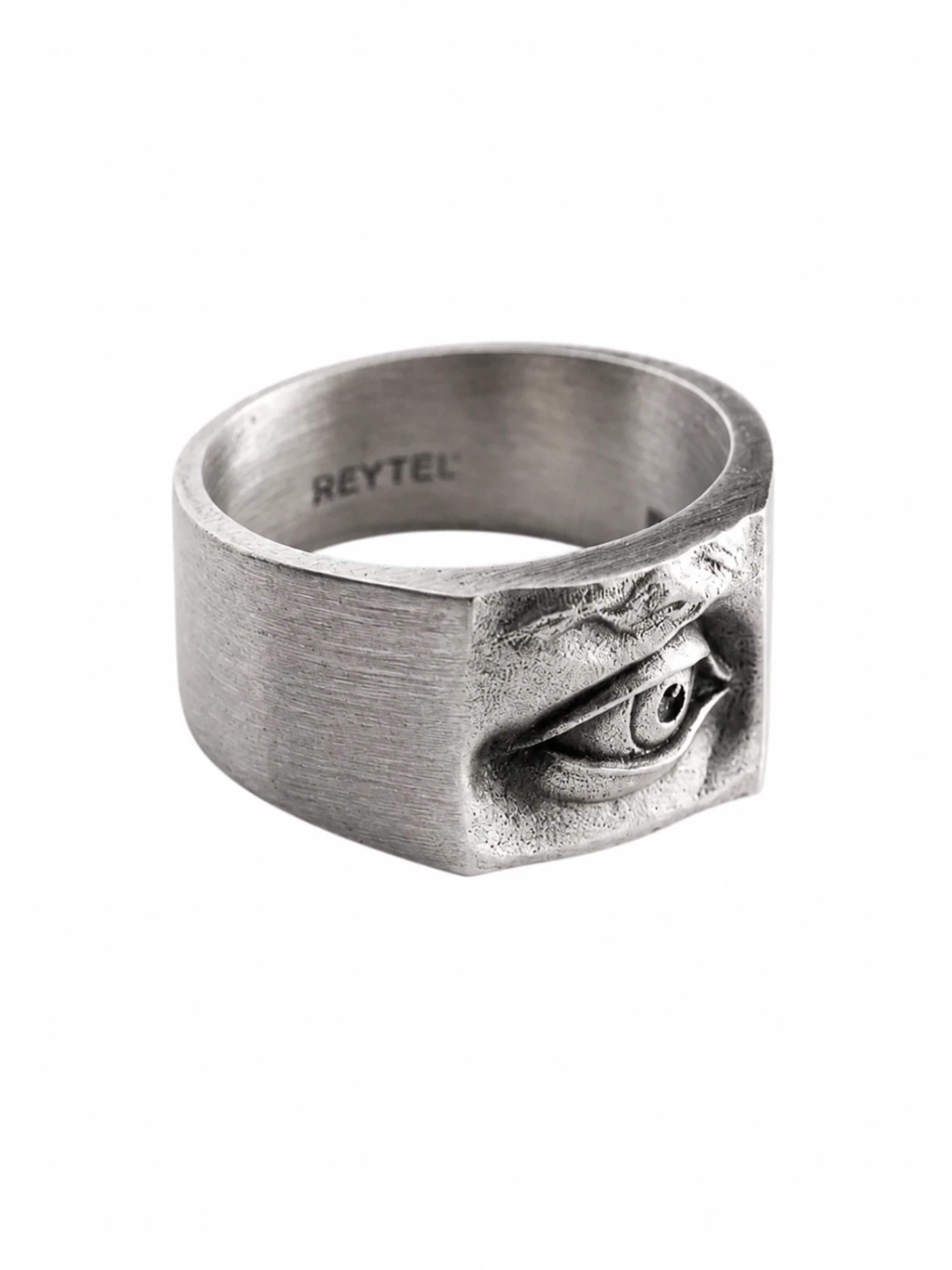 REYTELPrsten 'EYE OF PROVIDENCE' - srebro boja: prednji dio