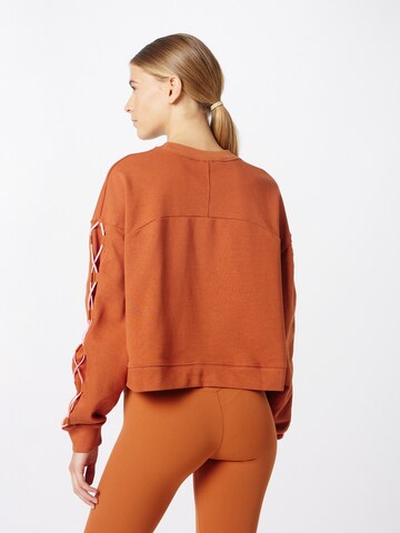 NIKE Sports sweatshirt in Orange