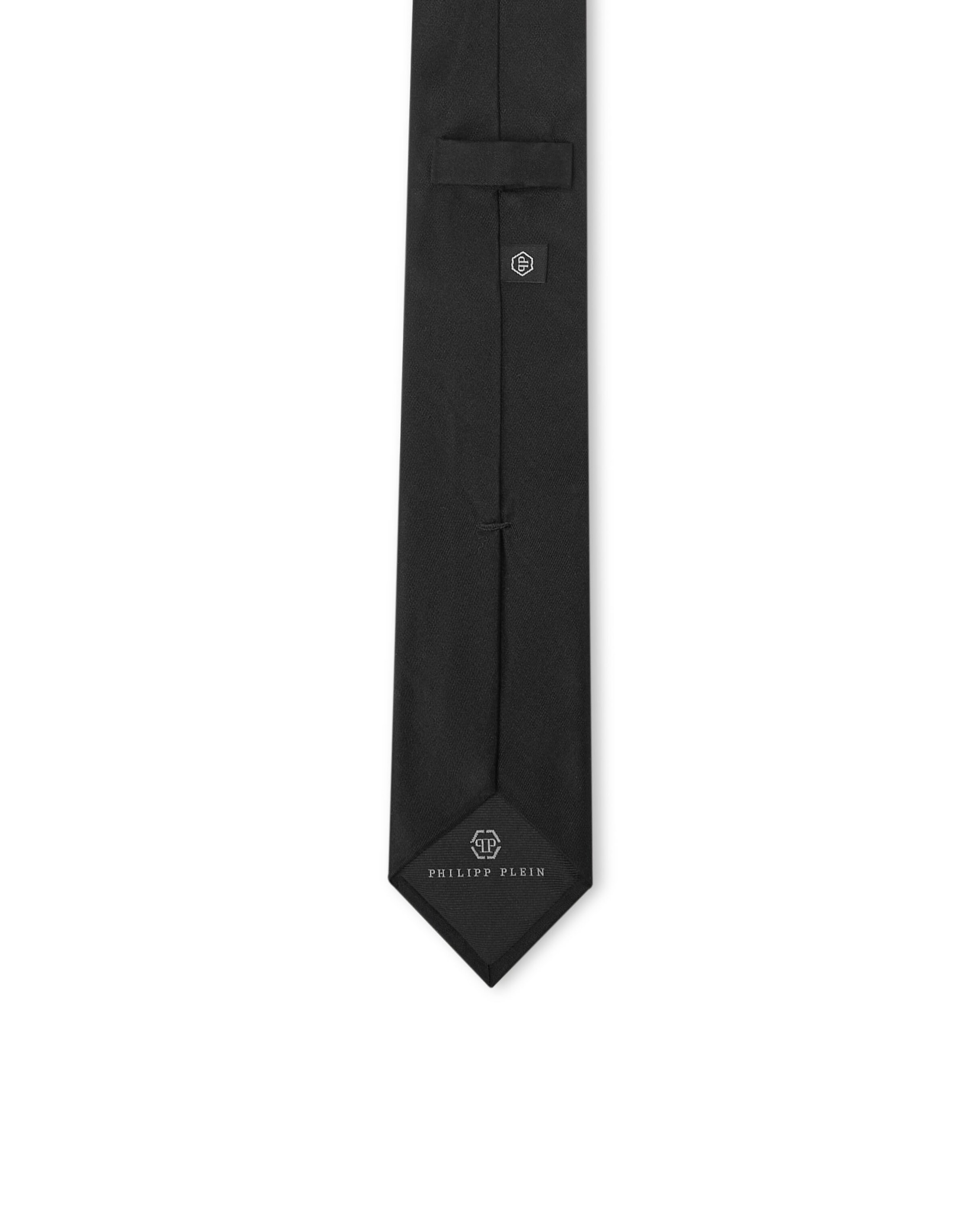 Philipp Plein - Corbata en negro: frente