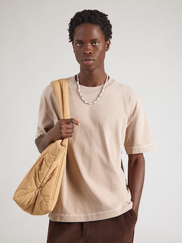 HOLLISTER - Camiseta en marrón: frente