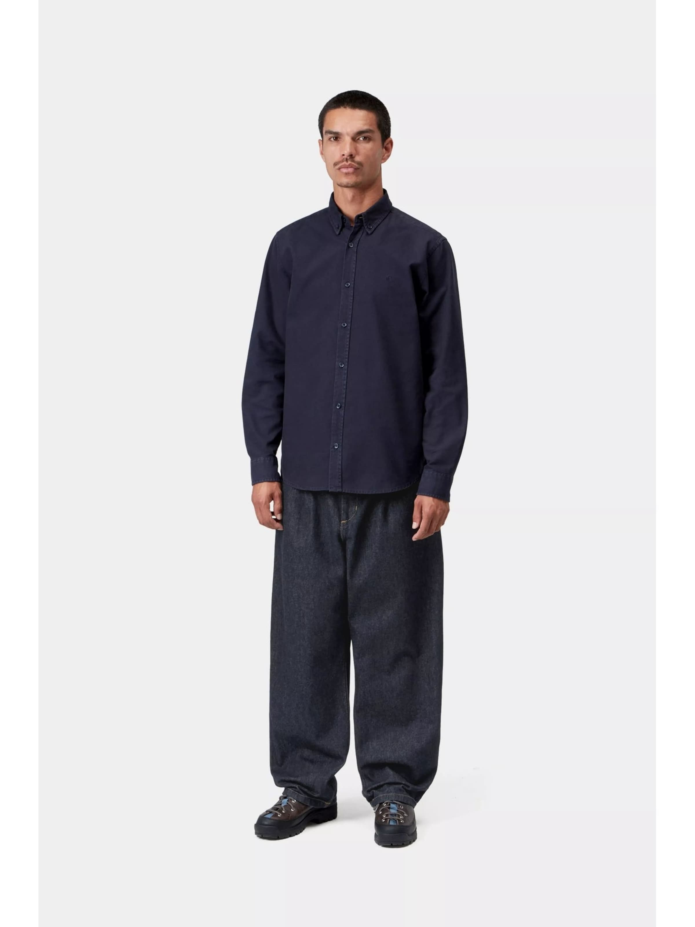 Carhartt WIP Regular Jeans 'JACE PANT DENIM 13.5 OZ BLUE RINSED' in Blue
