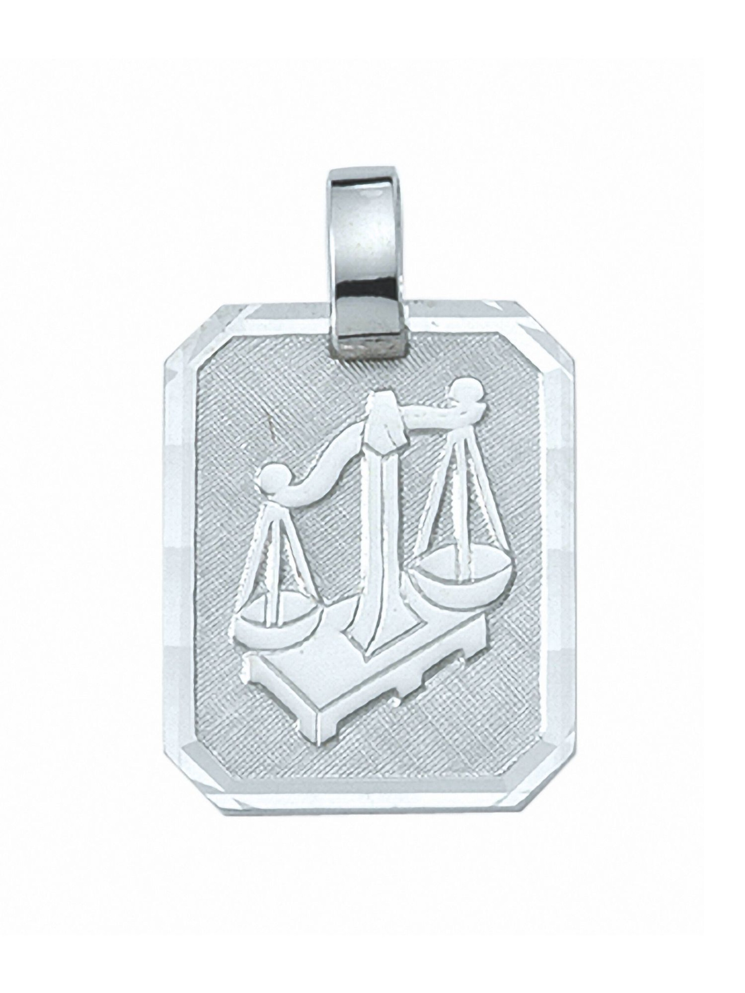 Adelia´s Pendant 'Waage' in Silver: front