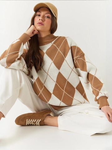 Pullover di Bianco Lucci in marrone