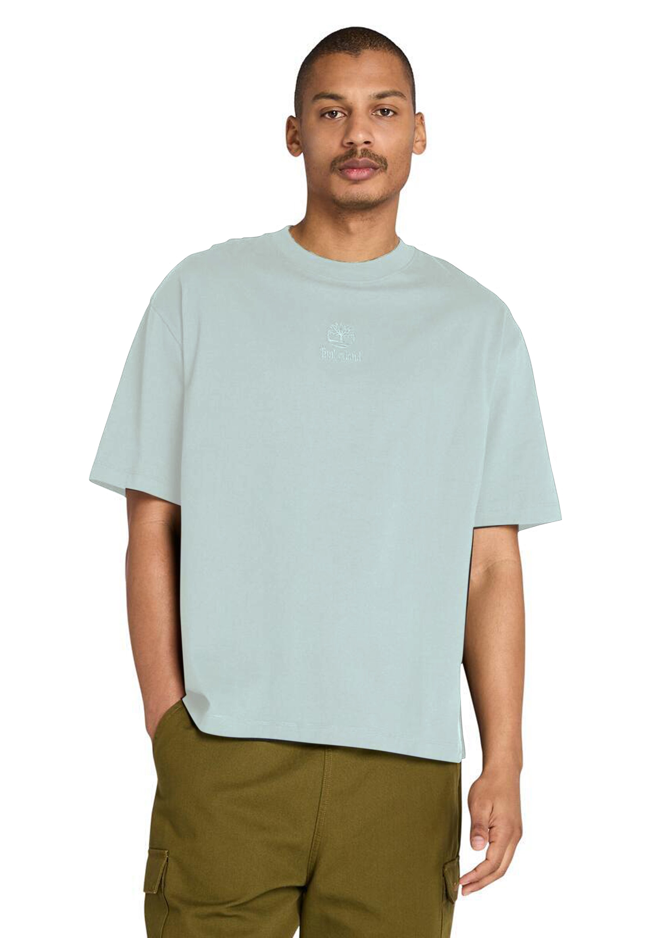 TIMBERLAND T-Shirt in Blau: Vorderseite