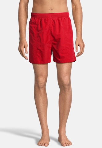 BECO the world of aquasports Badeshorts 'Coastline-Classic' in Rot: Vorderseite