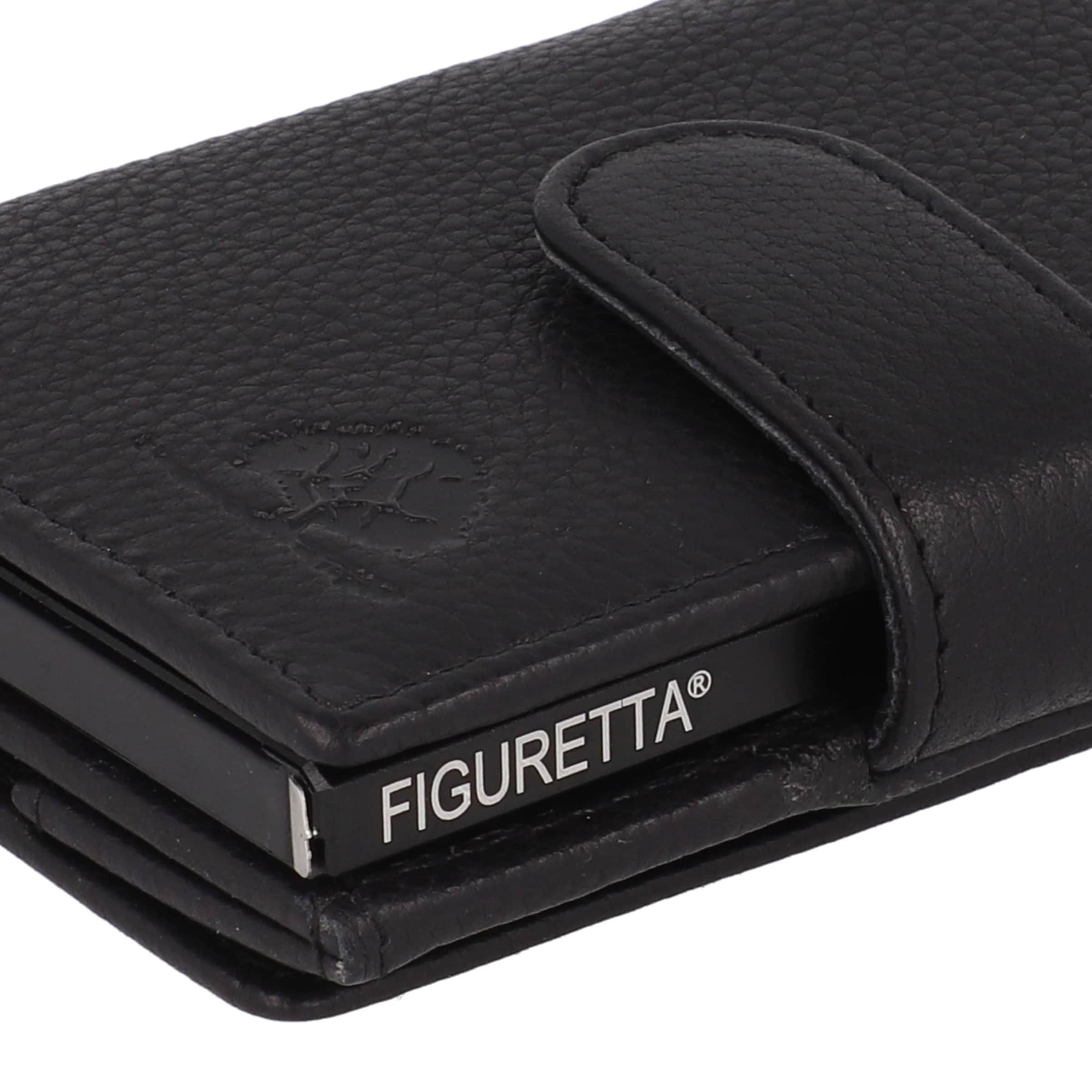 GREENBURRY Portemonnee 'Kings Nappa' in Zwart