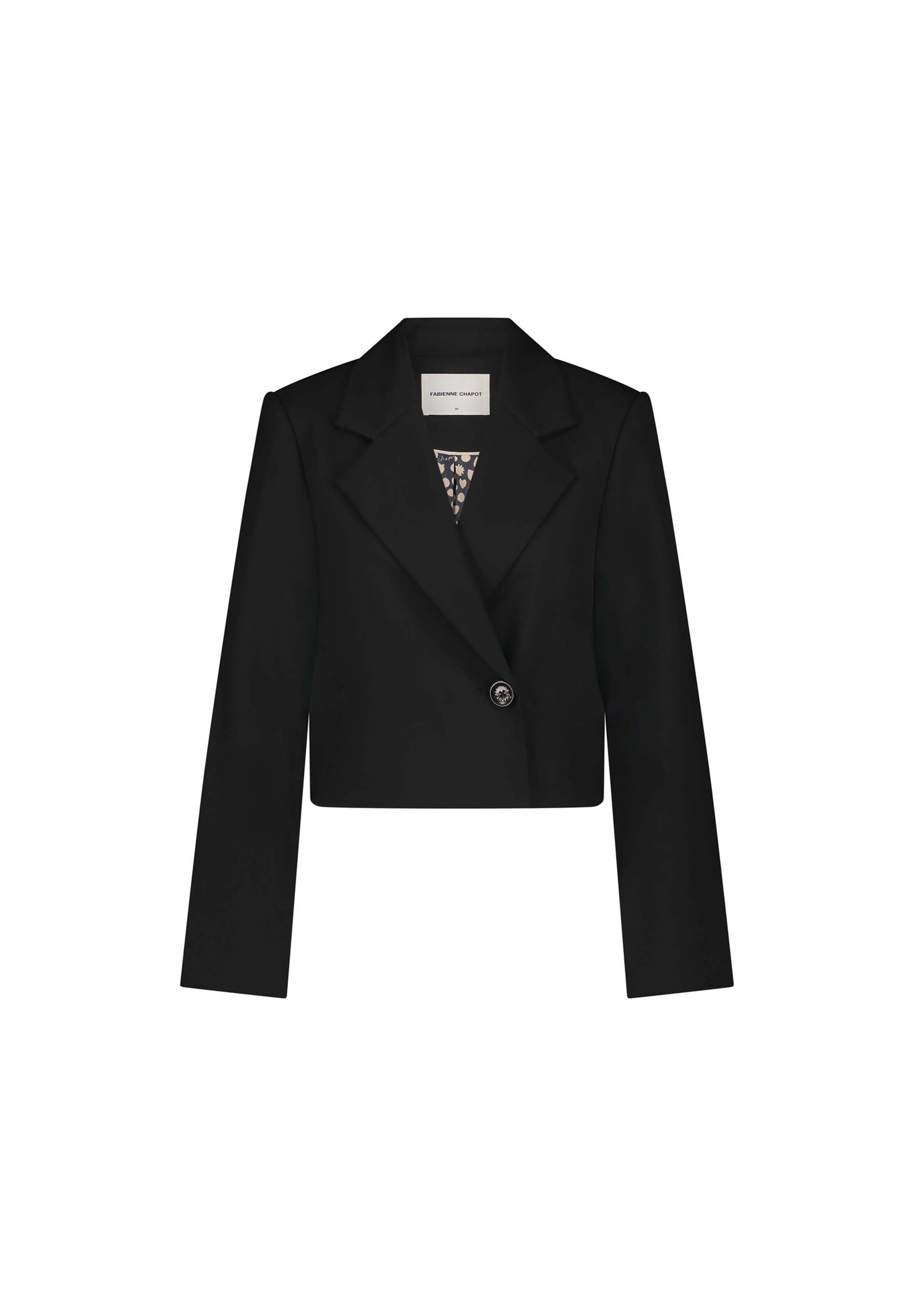 Fabienne Chapot Blazers in Zwart: voorkant