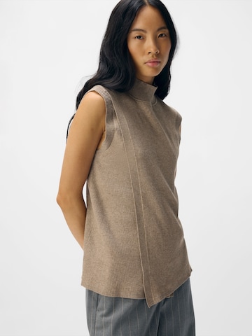 OBJECT Sweater 'OBJFAE THESS' in Brown