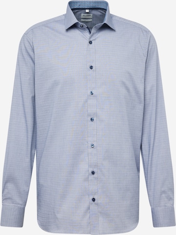 OLYMP Regular fit Skjorta 'LEVEL 5' i blå: framsida
