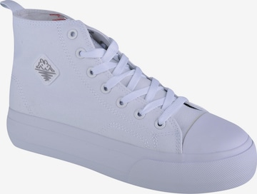 Baskets hautes 'Viska OC' KAPPA en blanc : devant