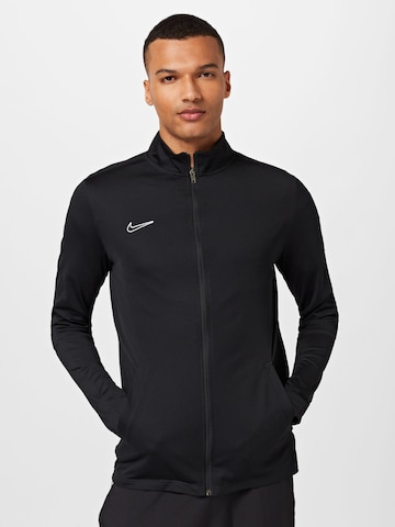 NIKE Trainingspak in Zwart: voorkant