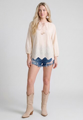 IZIA - Blusa en beige