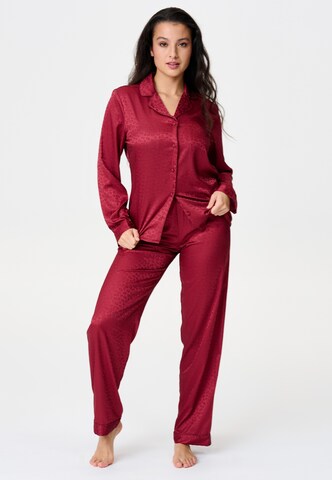 LingaDore Pyjama in Rot: Vorderseite