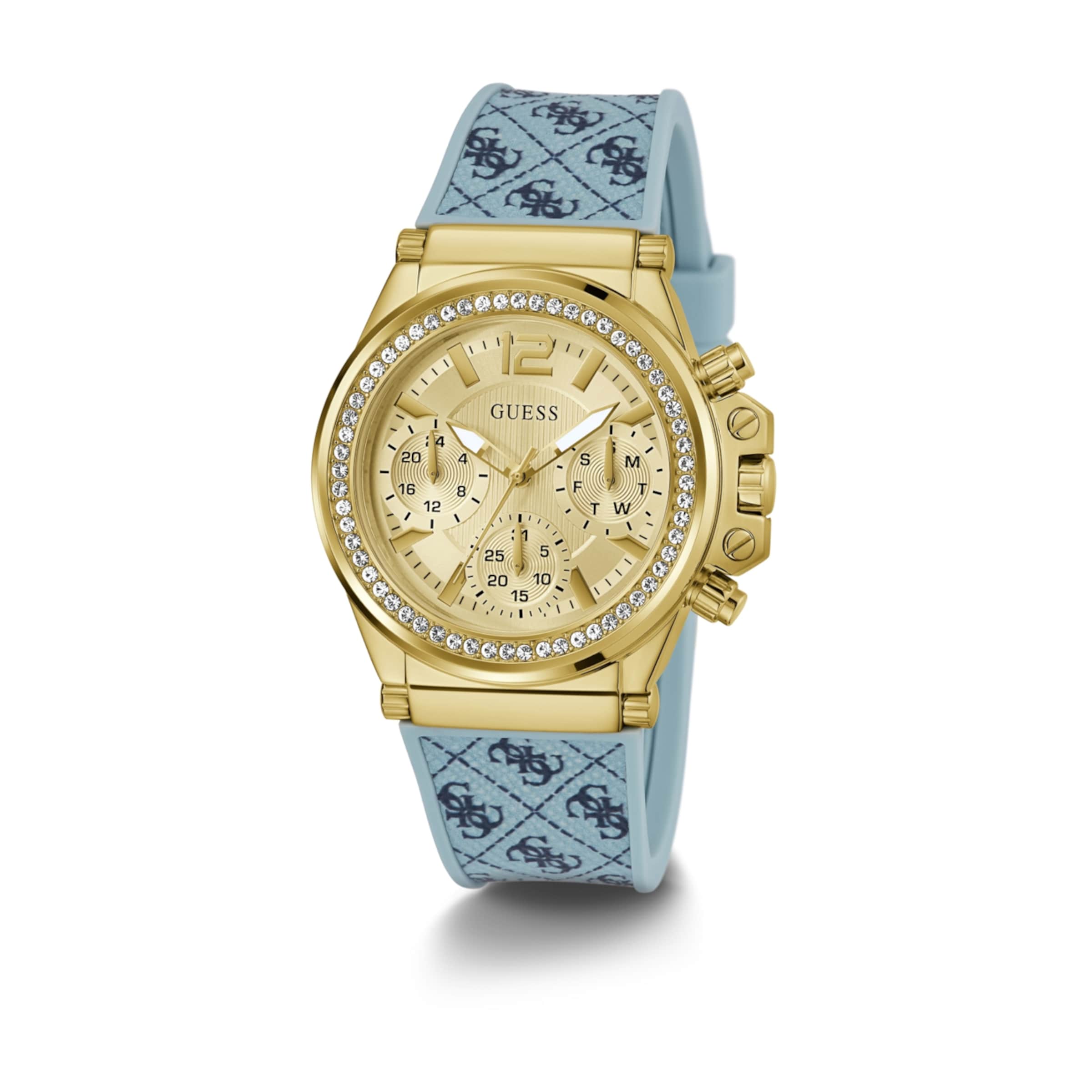 GUESS Analog Watch 'Charisma' in Blue