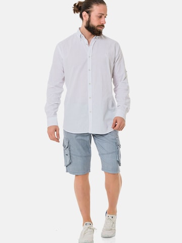 CIPO & BAXX Slim fit Overhemd 'CH199' in Wit