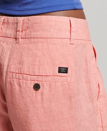 Superdry Regular Broek in Roze