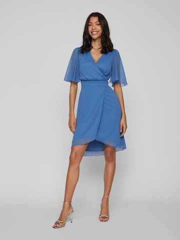 VILA - Vestido de cocktail 'Rilla' em azul