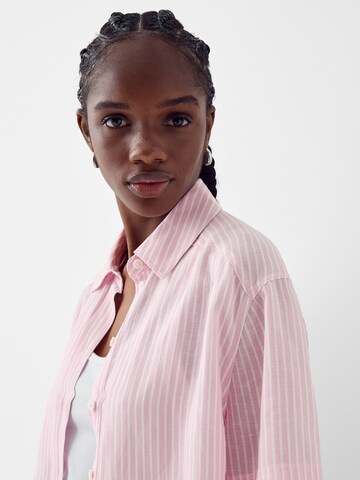 Bershka Bluse in Pink