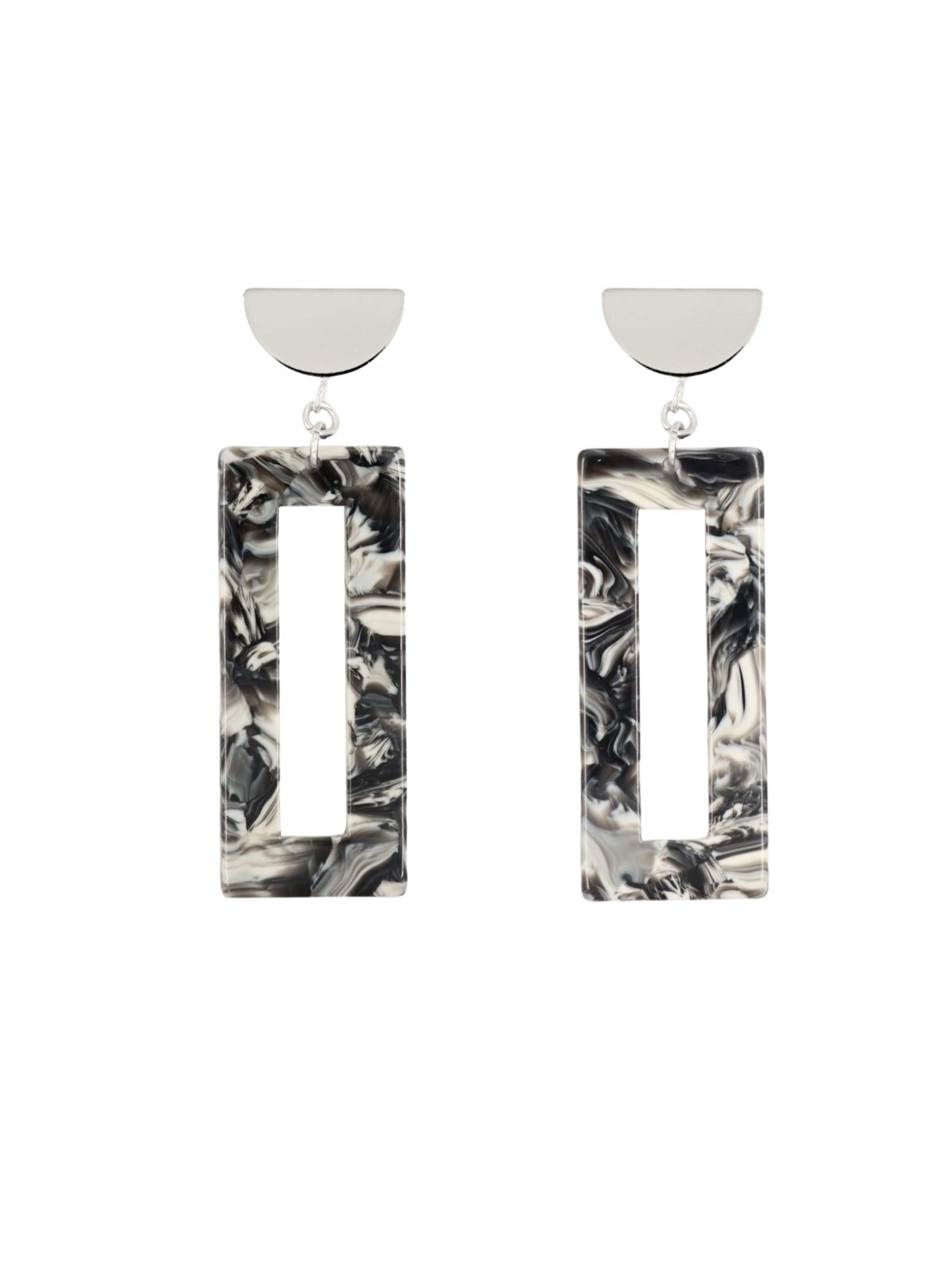 Boucles d'oreilles 'Akane' Fräulein Wunder en argent : devant