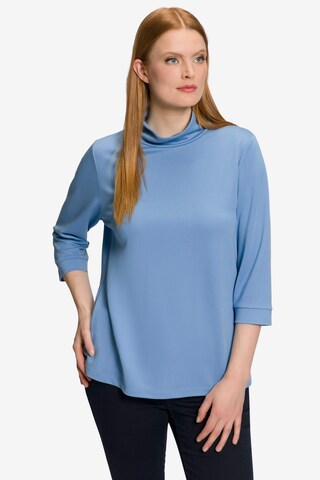 Ulla Popken Shirt in Blauw: voorkant