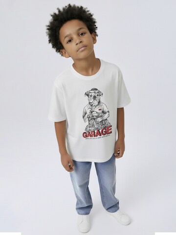 NAME IT - Camiseta 'NKMBent' en blanco: frente