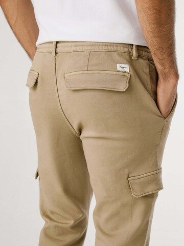 Slimfit Pantaloni cargo 'GYMDIGO' di Pepe Jeans in beige