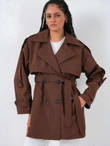 Manteau mi-saison Bigdart en marron