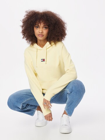 Felpa di Tommy Jeans in giallo