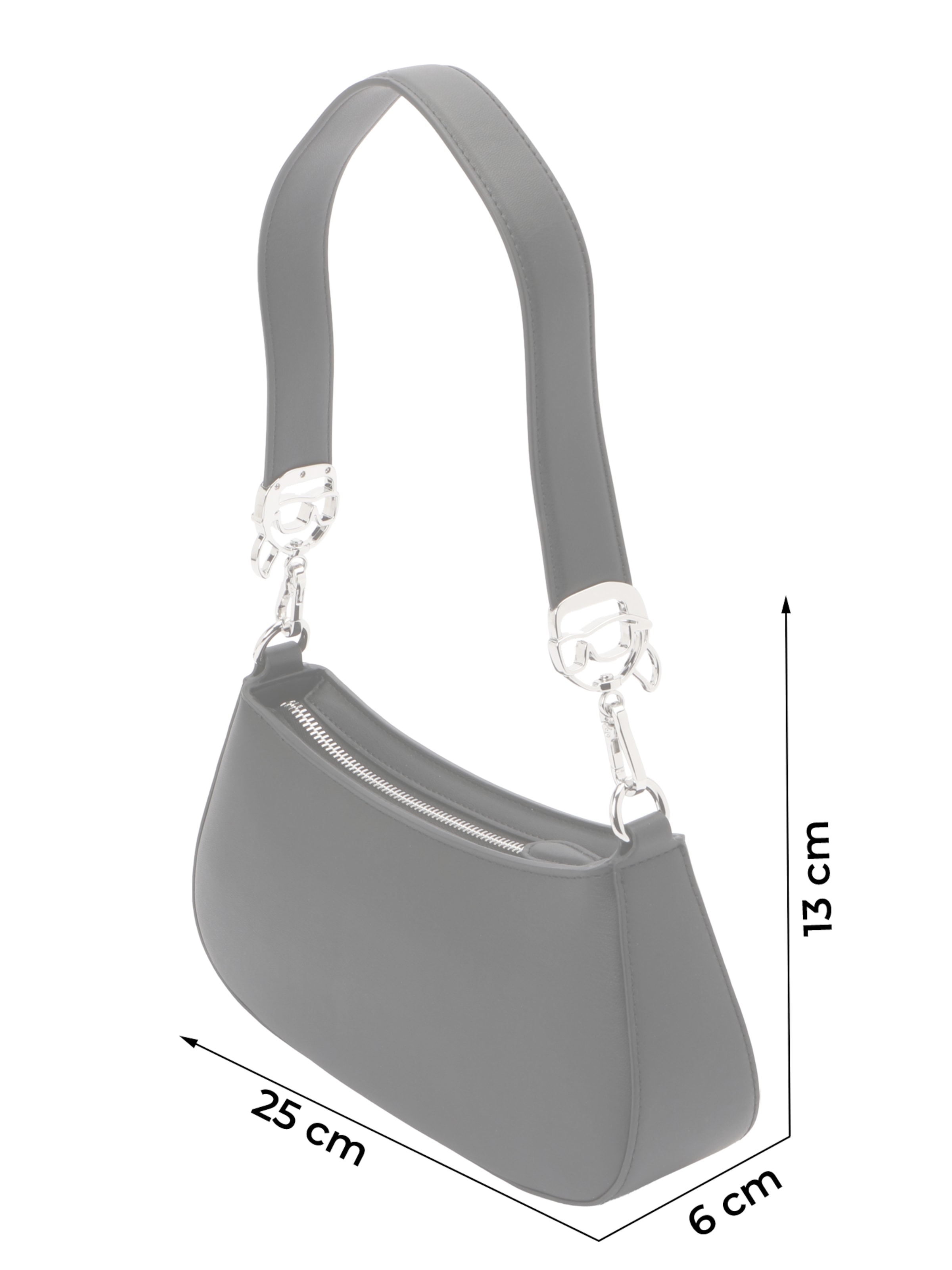 Karl Lagerfeld Shoulder Bag 'IKON' in Black