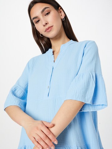 Zwillingsherz Shirt Dress 'Summer & Uni' in Blue