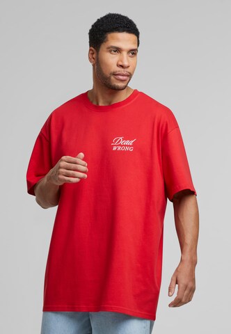 MT Upscale Shirt 'Dangerous Grounds' in Red: front
