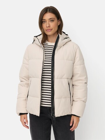 CAMEL ACTIVE Gefütterte Jacke mit reflektierenden Details in Beige: Vorderseite