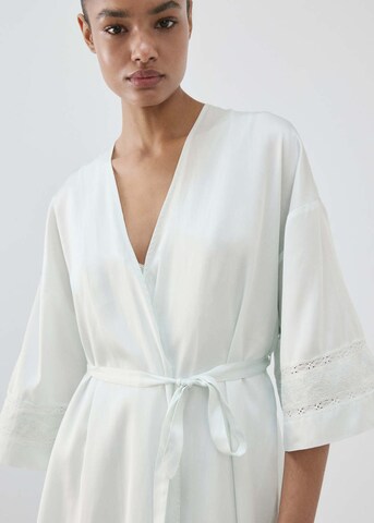 MANGO Dressing Gown 'Georgie' in Blue