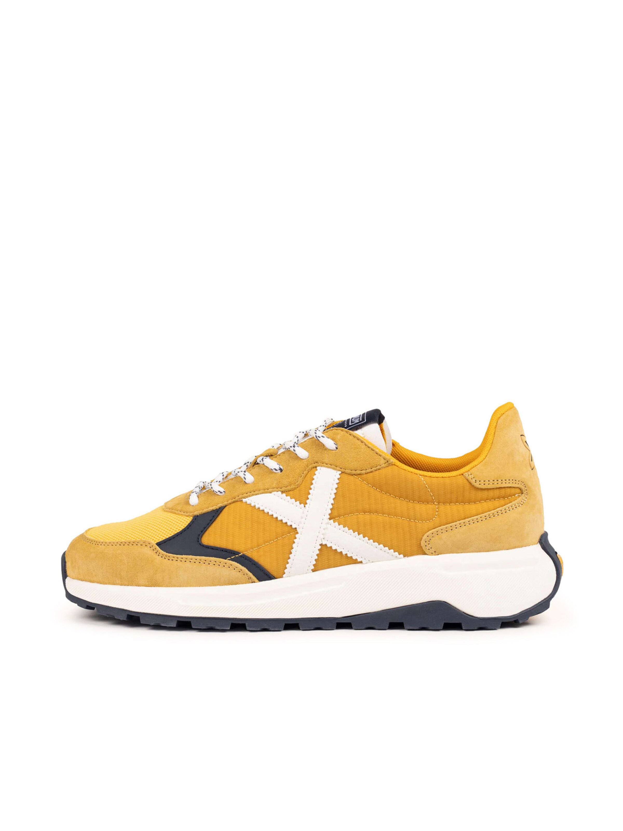 Sneaker bassa 'Babel' MUNICH di colore navy / curry / bianco, Visualizzazione prodotti