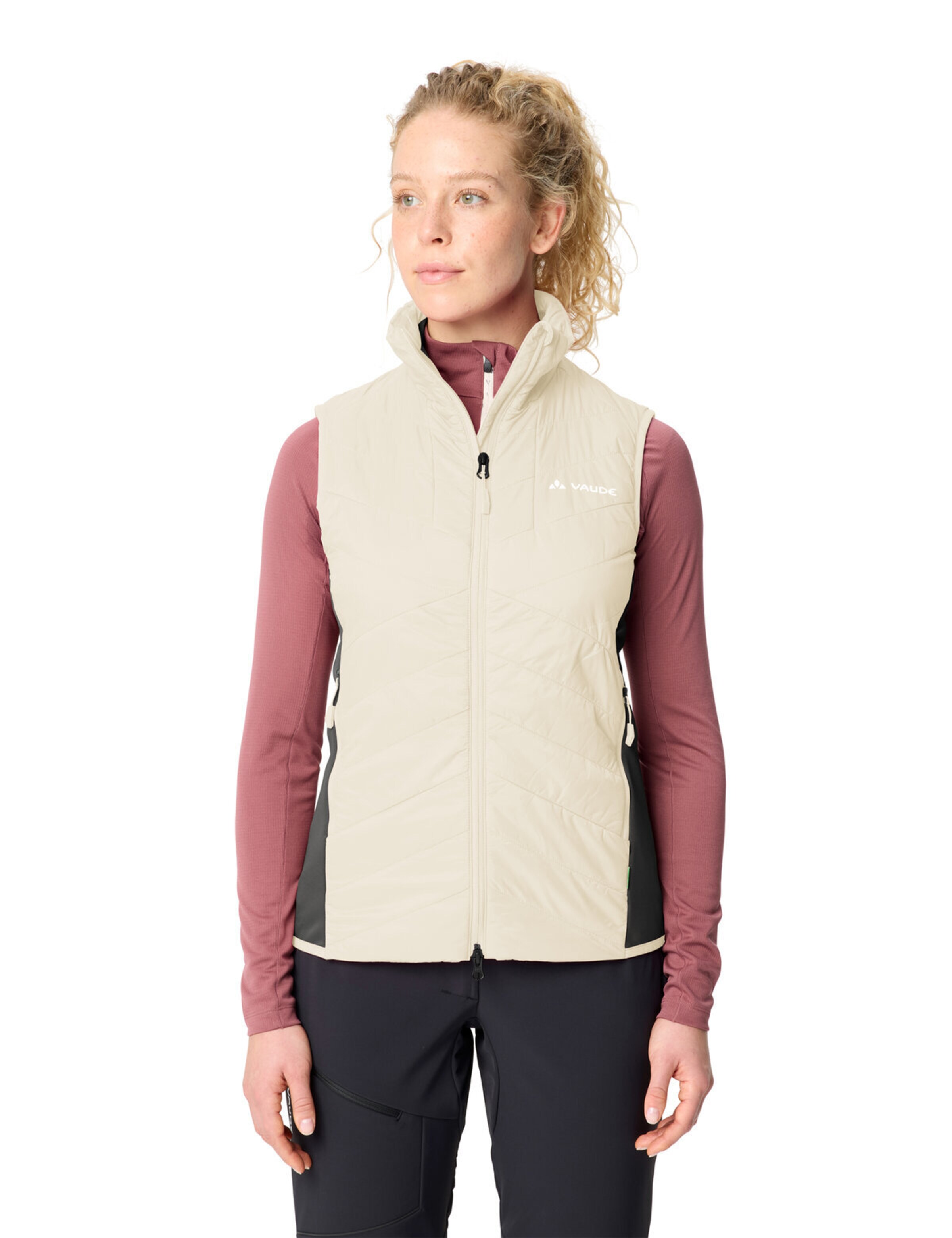 VAUDE Sportweste 'Sesvenna IV' in Beige: Vorderseite