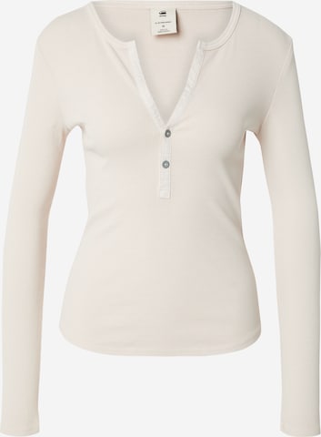 T-shirt 'Deep' G-STAR en blanc : devant