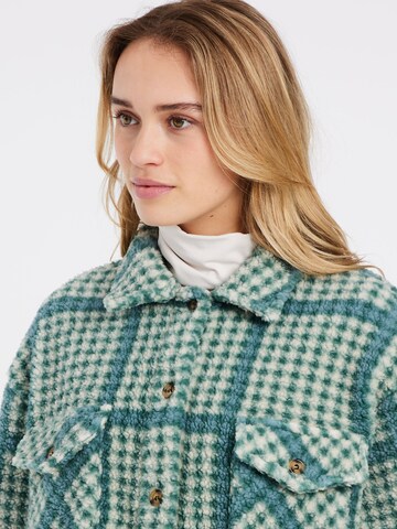 PROTEST Fleece Jacket 'PRTAKINO' in Green